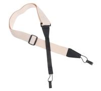 WEKADRIN Ukulele Strap Buckle Strap White No Punching Needed Practical Ukulele Shoulder Belt