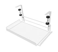 WEKADRIN Under Desk Storage Wire Basket Organizer Adjustable Mesh Design File Holder for Office and Home Workspace Rack for Pens Notebooks and Stationery Space-saving Desk Organizer