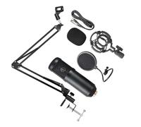 WEKADRIN USB Condenser Microphone for Gaming and Recording with Cardioid Pickup Pro Grade Noise Reduction Stand Plug and Play for Streaming Podcasting and Desktop Use Random Color