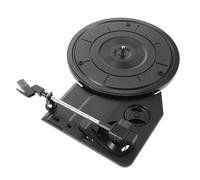 WEKADRIN Vintage Retro Vinyl Record Player Movement with Built-in Speakers Classic Horn Design Wear-resistant Turntable for Clear Sound and Minimal Noise Listening Experience