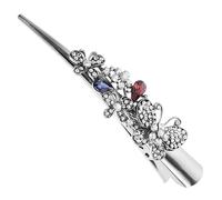 WEKADRIN Vintage Rhinestone Hair Clip for Women Elegant Hairpin Accessory for Parties and Cosplay Charming Alligator Barrette Delicate Design for Various Occasions Gorgeous Hair Decoration