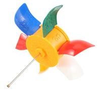 WEKADRIN Vintage Tibetan Handheld Prayer Wheel with Six-character Plastic Spiritual Scripture Wheel for Daily Use and Decorative Meditation Energy Colorful Buddhist Ornament