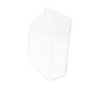 WEKADRIN Wall Mount Remote Control Holder Acrylic Rack for Phone and Sundries Self Adhesive Wall Phone Rack with Strong Bearing Capacity Suitable for Bedroom Office and Living Organization