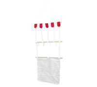 WEKADRIN Wall-mounted Hair Bow Organizer for Space-saving Headband Storage Rack with Hanging Holder for Hair Bands and Clips Nursery Decor Accessory