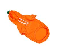 WEKADRIN Warm Carrot Style Dog Hoodie Sweatshirt for Pets Xl Chest Warmth Coat Cozy Polyester Sweater Jumpsuit for Autumn Cold Days Suitable for Dogs and Cats