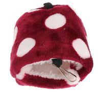 WEKADRIN Warm Winter Fleece Pet Bed House with Dot Pattern Animal Hammock for Squirrels Hedgehogs Hamsters Chinchillas Cozy Bedding Shelter for Pets