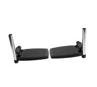 WEKADRIN Wheelchair Footrests Metal for Transport Chair Elderly Senior Citizens Foot Rest Pads Replacement Wheelchair Attachment