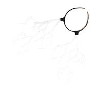 WEKADRIN Witch Horn Shaped Hair Hoop Halloween Party Headband White Creative Dark Style Hairwear for Women Festival Costume Accessories