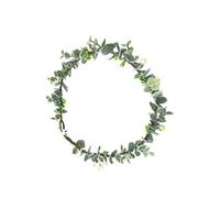 WEKADRIN Woman Garland Headband Hairband Wedding Tiaras for Bride Women Bridal Headband Leaf Garlands Head Band Wreaths Green