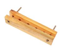 WEKADRIN Wood and Steel Hole Punch Teaching Instrument for Laboratory Use, Versatile Tool for Punching Holes in Rubber Plugs and Stoppers, for Chemistry Labs and Students