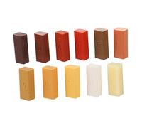 WEKADRIN Wood Floor Repair Wax with Paraffin Blocks Heat Melt Furniture Scratch Concealer for Wooden Surfaces Floor Cover Wax Kit for Home and Office Use