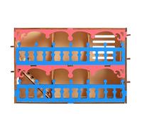 WEKADRIN Wooden Hamster Maze for Small Pets, Entertaining Synthetic Material Tunnel to Prevent Obesity and Encourage Exercise, DIY Hamster Tunnel Adventure