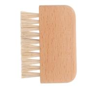 WEKADRIN Wooden Handle Nail Cleaning Brush Portable Fingernail and Toenail Scrubbing Brush with Soft Bristles Comfortable Grip for Home and Salon Use