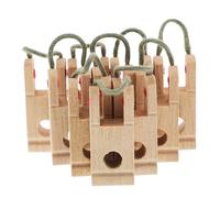 WEKADRIN Wooden Piano Line Shaft Bracket 10pcs Set Piano Keyboard Hammer Butt Flange Replacement Parts for Musical Instruments