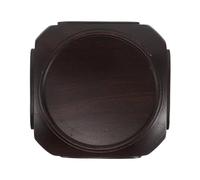 WEKADRIN Wooden Round Vase Display Stand, Solid Wood Pedestal Base 7.3Cm Inner Diameter X 10Cm Edge, Multi-Usage Flower Pot Holder for Bonsai and Crystal Ball