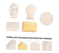 WEKAMOS 1 Box Archaeological Excavation Tool Pirate Style DIY Digging Plaything for Educational Hands Archaeology Dinosaur Digging Kit Early Learning Gift