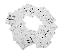WEKAMOS 1 Box Portable Rhythm and Music Notation Flashcards Compact Boxed Set for Students Teachers and Enthusiasts Dual-purpose Practice Cards for Music Theory and Rhythm Training