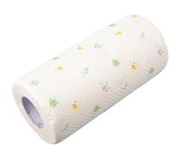 WEKAMOS 1 Roll Printed Kitchen Paper Towels Absorbent Water Locking Convenient Kitchen Supply for Cooking Cleaning Random Styles for Restaurants Home Use