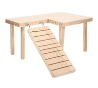 WEKAMOS 1 Set Funny Hamster Platform Wear Resistant Climbing Ladder for Small Pets Rat for Hamster Cage Enhances Exercise and Space Utilization