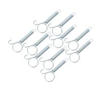 WEKAMOS 10 Pcs Spring Hook for Pet Cages Durable Cage Door Latch for Rabbit Chicken Quail Secure Your Pet Safety with Rounded Corners and Smooth Edges