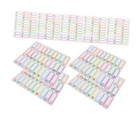 WEKAMOS 10 Sheets Name Labels Stickers for Students and Daycare Adhesive Handwritten Name Tags for Preschool Bottle and Storage Organization Classroom and Office Labeling