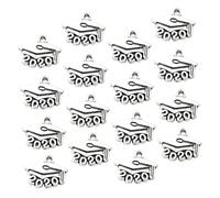 WEKAMOS 100pcs Alloy Doctoral Cap Charms for Jewelry Making Fashion Pendants for Bracelets Earrings DIY Accessories Unique Graduation Year Design