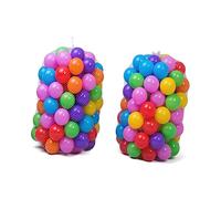 WEKAMOS 100PCS Ball Pit Balls for Boy Girl in Mesh Bag for Birthday Parties Pool Tents Indoor Outdoor Fun