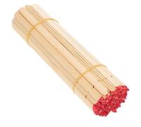 WEKAMOS 100Pcs Blank Bamboo Fortune Sticks Natural Color Chinese Buddhism Divination Game Accessories for Home Temple Office Gathering