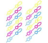 WEKAMOS 100Pcs Bubble Blower Sticks for Teens Plastic Bubble Maker with Smooth Ergonomic Design Fun Outdoor for Random Color Random Color