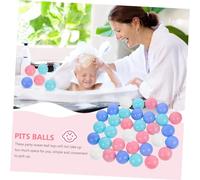 WEKAMOS 100pcs Colorful Ocean Balls for Ball Pits Non Toxic Reusable Pits for Hand Eye Coordination and Grasp Strength Development Includes Pink White Blue Purple