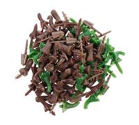 WEKAMOS 100pcs Halloween Pumpkin DIY Handles Plastic Stems Craft Accessories for Festive Harvest Decorations Easy to Install Lifelike Faux Stalks for