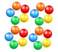 WEKAMOS 100pcs Plastic Raffle Balls 4cm Hollow Assorted Color Party Game Balls for Kids with Vibrant Appearance and Unique Design, for Event Raffle and Fun Activities