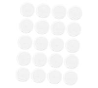 WEKAMOS 100pcs Transparent Self Adhesive Small Disc Hooks Suction Hooks for Organization No Drilling Required and Versatile for Bathroom Kitchen and Office Use