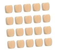 WEKAMOS 100pcs Wooden Blank Dice Cubes for Board Games DIY Crafting and Educational Use Smooth Rounded Corners Six-sided Game Blocks for Custom Rules and Artistic Projects