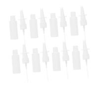 WEKAMOS 10pcs 20ml Mini Spray Bottles Portable Mist Sprayer for Travel and Essential Oils, Refillable White Nose Mister Bottles Fine Spray Nozzle