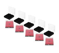 WEKAMOS 10Pcs Coin Display Boxes with Lid, Velvet Award Medal Storage Cases, Portable Small Badge Presentation Holders for Collectors and Souvenirs