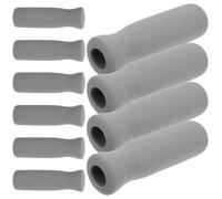 WEKAMOS 10pcs EVA Foam Walking Cane Handle Grips Non-Slip Replacement Pads for Walkers Wheelchairs Durable Cushioned Covers for Secure Comfortable Mobility Support