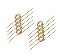 WEKAMOS 10pcs Metal Torsional Springs Replacement for Trash Can Lid Repair Garbage Bin Springs for Household Dustbin Sturdy DIY Trash Bucket Parts