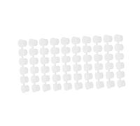 WEKAMOS 10pcs Plastic Paint Pot Strips Empty Containers for DIY Craft Painting Reusable Storage Cups with Tight Seal for Artists and Family Use