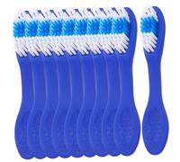 WEKAMOS 10pcs Prison Toothbrush Set Tiny Portable Toothbrushes Soft Bristles for Inmates