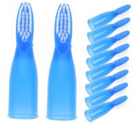 WEKAMOS 10Pcs Soft Bristle Toothbrushes with Short Handle for Prisons Rehabilitation Centers Gentle Gums Compact Portable Design Prevents Self Harm Cost Oral Care