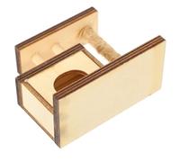 WEKAMOS 12 Scale Wooden Dollhouse Mini Furniture Cat Tree Model, Miniature Wood Cat Climbing Tower Ornament for Doll House Layout and Indoor Play