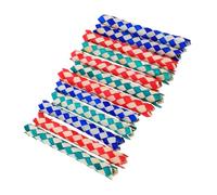 WEKAMOS 12pcs Chinese Bamboo Finger Traps for Parrot Chew Finger Dexterity and Foraging Skill Enhancer Fun Party Favors and Goodie Bag Stuffers for Boys