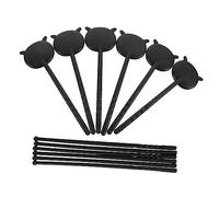 WEKAMOS 12pcs Eye Occluder Plate and Test Rod Set Reusable Plastic Optometry Tools Visual Chart Pointers Eye Shade for Vision and Eyesight Exam