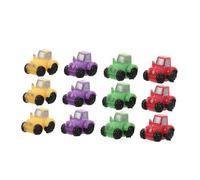 WEKAMOS 12pcs Farm Tractor Mini Farm Models Dollhouse Tractor Decorations Fairy Garden Models Fairy Garden Vehicles Miniature Vehicles Miniature