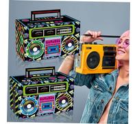 WEKAMOS 12pcs Retro Cassette Tape Candy Gift Boxes for Party Favors Vintage Style Treat Buckets for Sweets Chocolates and Small Goodies for Birthday and Themed Celebrations