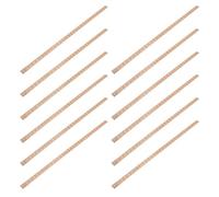 WEKAMOS 12pcs Solid Wood Decorative Trims for Doors and Background Walls, Multi-Functional Wood Decorative Trim Corners with Traditional Craftsmanship and Khaki Finish