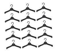 WEKAMOS 150pcs Doll Hangers: Plastic Doll Garment Holders Miniature Outfit Hanger Dollhouse Clothes Accessories For Dollhouse Closet Gown Dress Outfit Organization Role Play