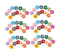 WEKAMOS 150pcs Embroidered Flower Applique Patches Iron Sewing Appliques for Bags Shoes Jeans DIY Floral Embroidery Craft Decor for Clothing Accessories