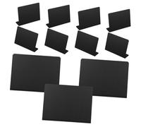 WEKAMOS 15pcs Shaped Mini Chalkboard Signs Black Tabletop Easel Food Labels for Buffet Party Bakery Catering and Easy to Update